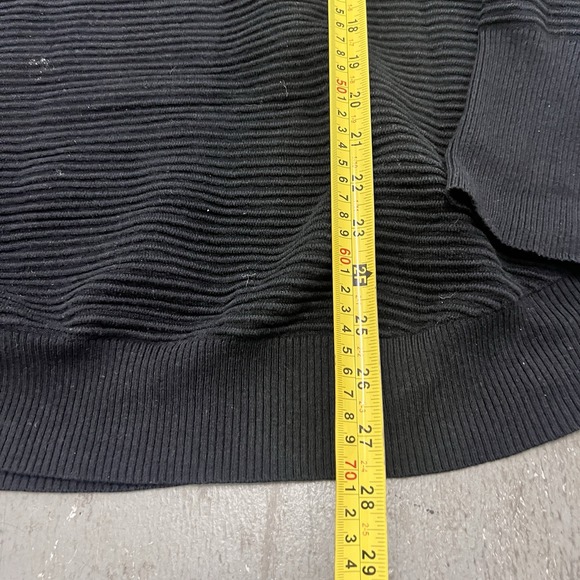 OFFLINE by Aerie Women's Black Ribbed Half Zip Pullover Sweater Size Large NWT - Picture 4 of 11